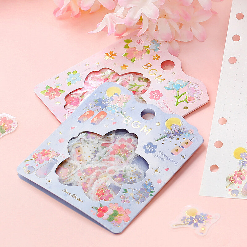 BGM Flake Stickers - Moonlit Night - Limited Spring Edition