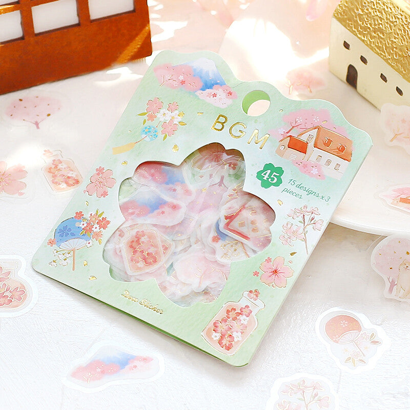 BGM Flake Stickers - Spring in Countryside - Limited Spring Edition