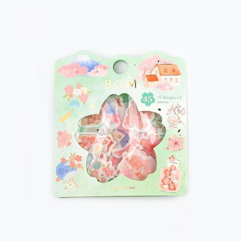 BGM Flake Stickers - Spring in Countryside - Limited Spring Edition