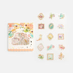 BGM Flake Stickers - Vintage Summer Garden