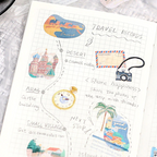 BGM Flake Stickers - World Travel - Limited Summer Edition