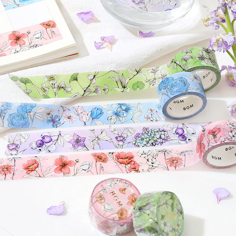 BGM Floral Masking Tape