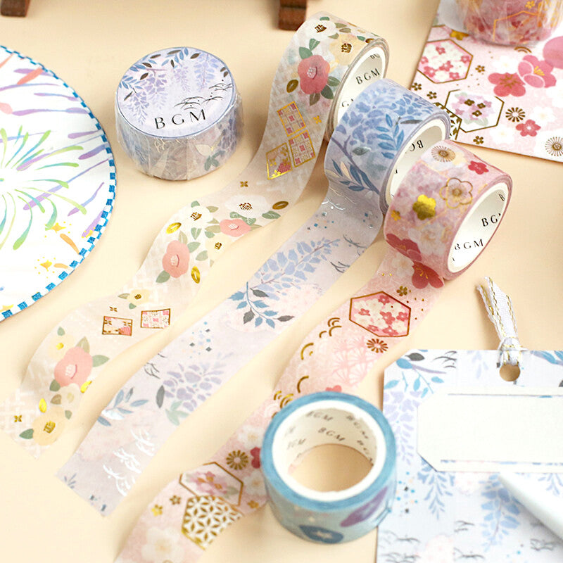BGM Floral World Masking Tape - Morning Glory