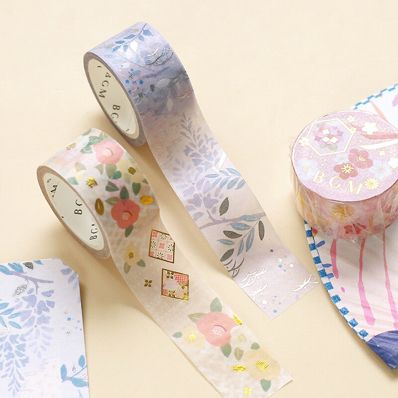 BGM Floral World Masking Tape - Morning Glory