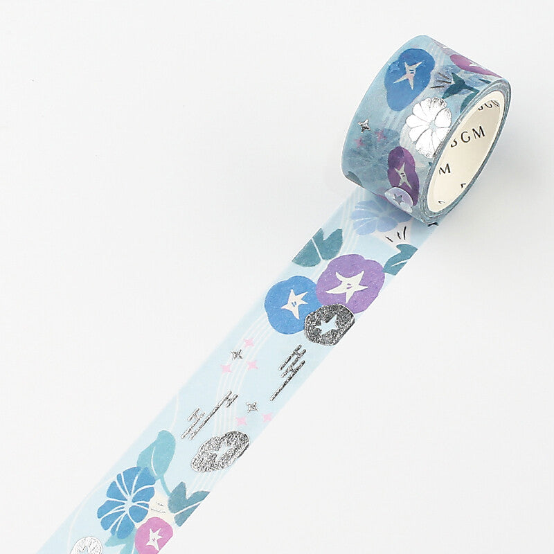 BGM Floral World Masking Tape - Morning Glory