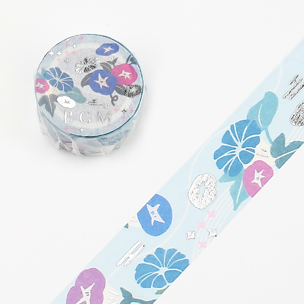 BGM Floral World Masking Tape - Morning Glory