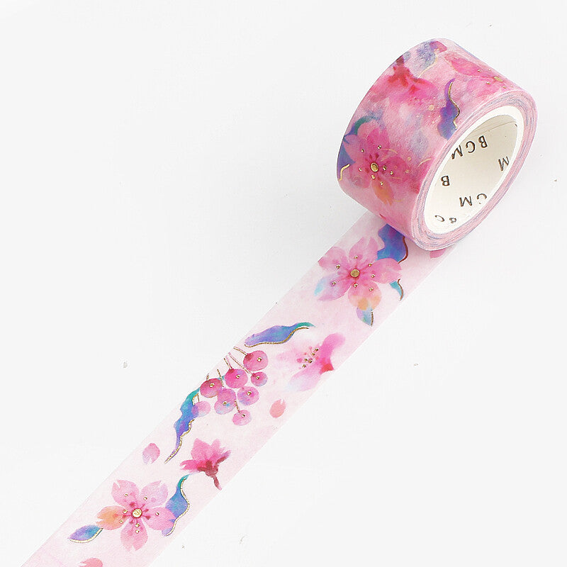 BGM Hanami Masking Tape - Flowers In The Wind - Limited Spring Edition