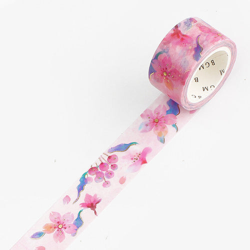 BGM Hanami Masking Tape - Flowers In The Wind - Limited Spring Edition