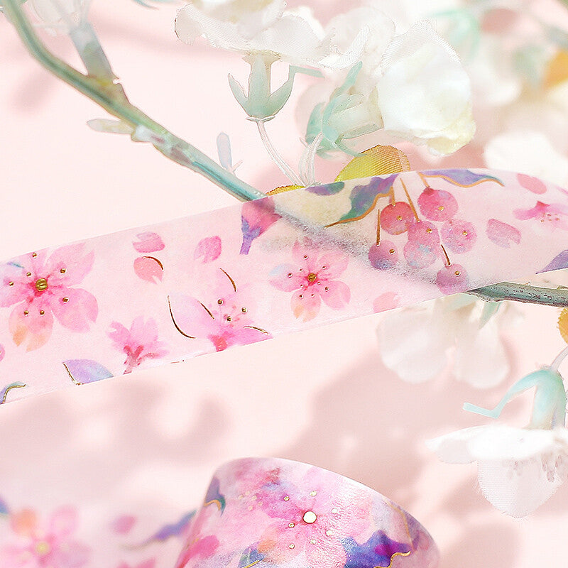 BGM Hanami Masking Tape - Flowers In The Wind - Limited Spring Edition