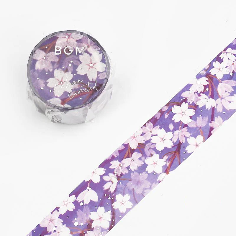 BGM Hanami Masking Tape - Moonlight Blossom - Limited Spring Edition