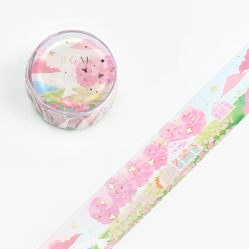BGM Little World Masking Tape - Blooming Garden
