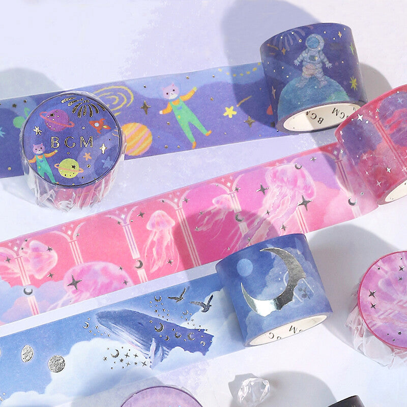 BGM Magic Land Masking Tape - Flying Whales
