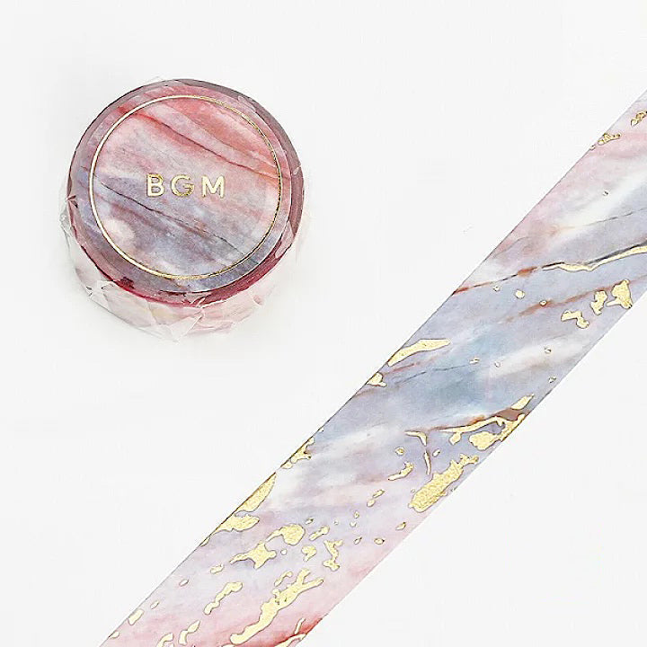BGM Marble Masking Tape - Champagne