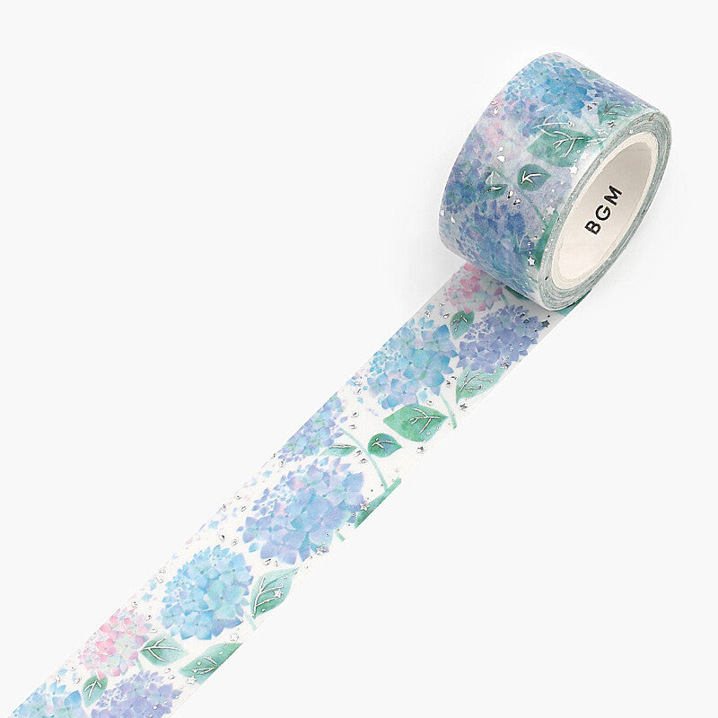 BGM Masking Tape - Hydrangeas - Limited Summer Edition