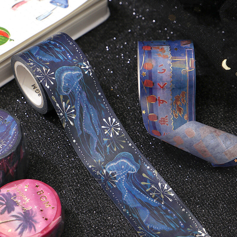 BGM Masking Tape - Jellyfish Fireworks - Limited Summer Edition