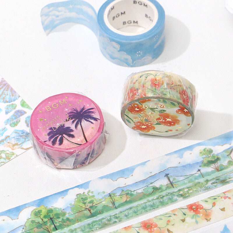 BGM Masking Tape - Palm Beach - Limited Summer Edition
