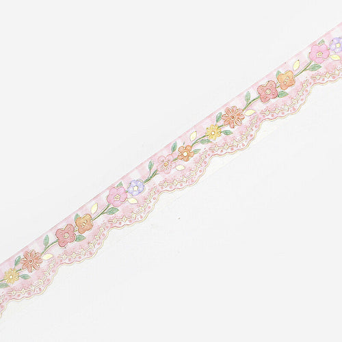 BGM Masking Tape - Pink Floral Lace