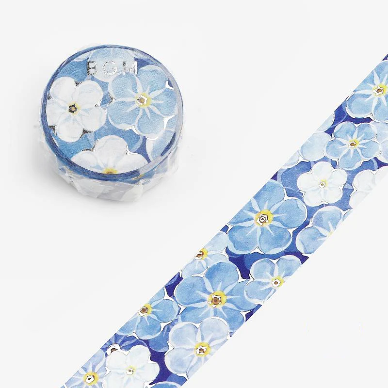 BGM Masking Tape - The Sea Of Blue Flowers
