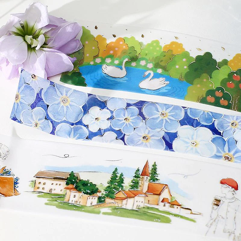 BGM Masking Tape - The Sea Of Blue Flowers