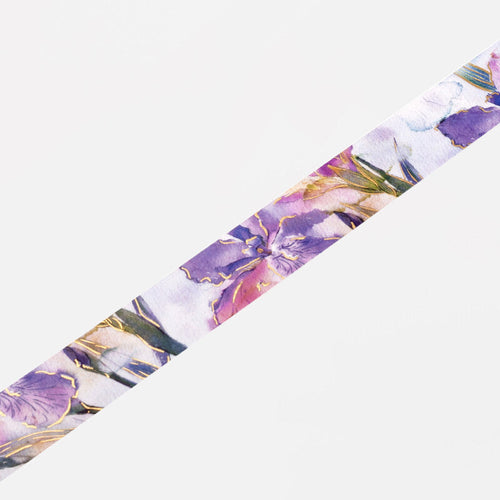 BGM Masking Tape - Watercolor Flowers - Iris