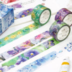 BGM Masking Tape - Watercolor Flowers - Violets