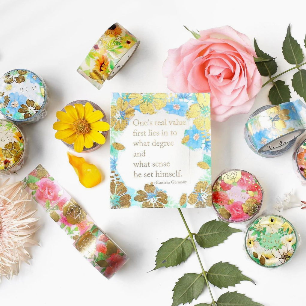 BGM Flower Melody Masking Tape - Anemone