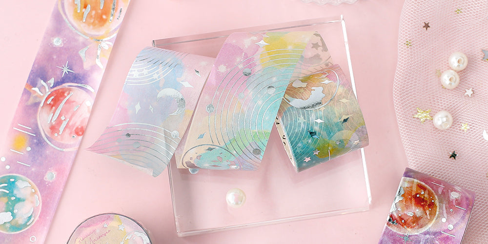 BGM Glowing Universe Masking Tapes - Planets