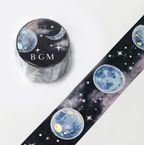 BGM Glowing Universe Masking Tape - Moon Phases