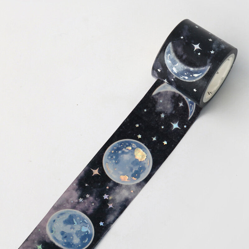 BGM Glowing Universe Masking Tape - Moon Phases