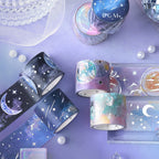 BGM Glowing Universe Masking Tape - Moon Phases