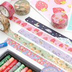 BGM Oil Painting Masking Tape - Moon Flower