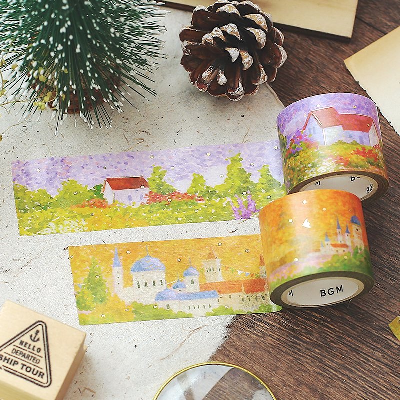 BGM Pointillism Masking Tapes - Four Seasons
