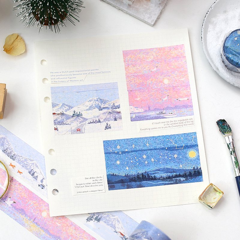 BGM Pointillism Masking Tapes - Four Seasons