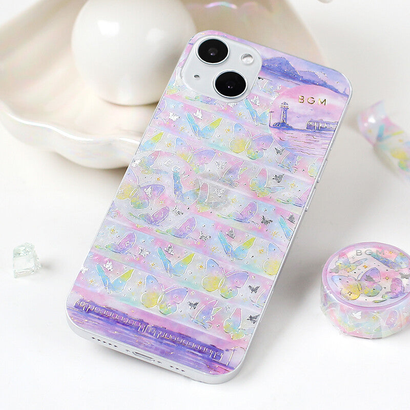 BGM Rainbow Masking Tape - Butterflies