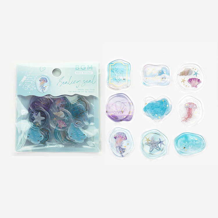BGM Sealing Deco Stickers - Dreamy Sea - Limited Summer Edition