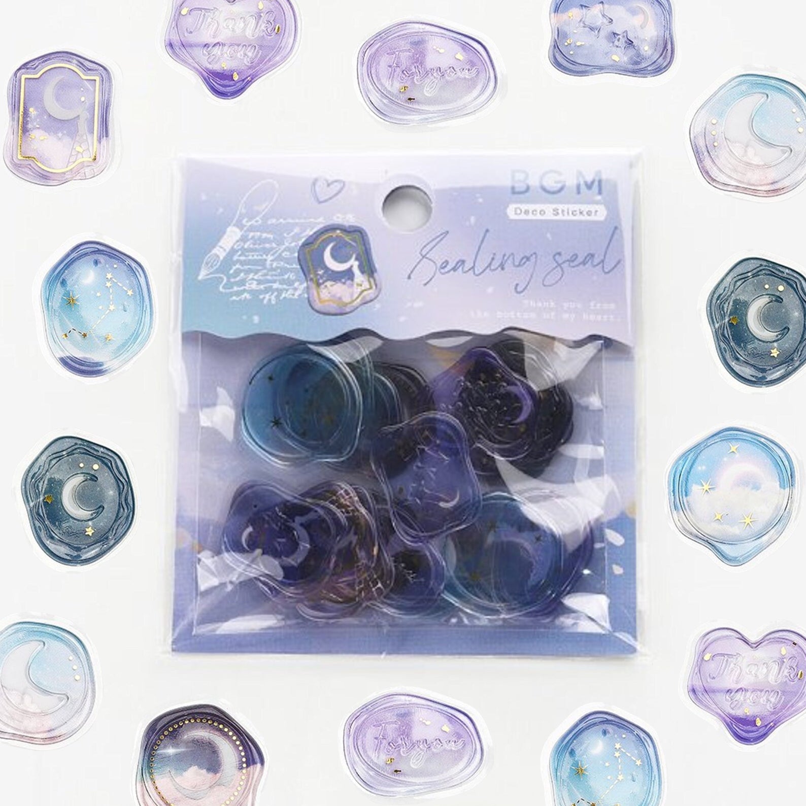 BGM Sealing Deco Stickers - Night Sky