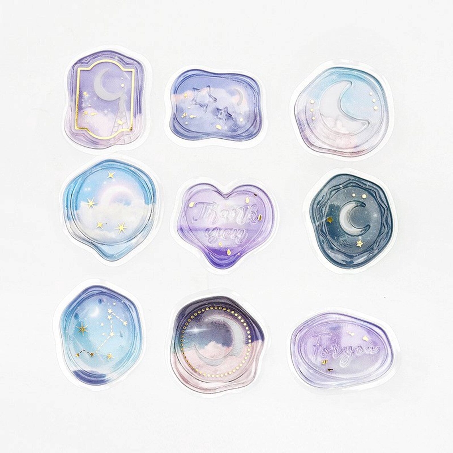 BGM Sealing Deco Stickers - Night Sky