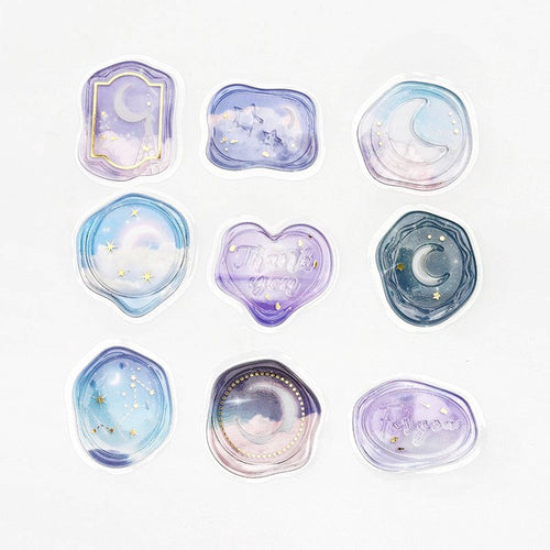BGM Sealing Deco Stickers - Night Sky