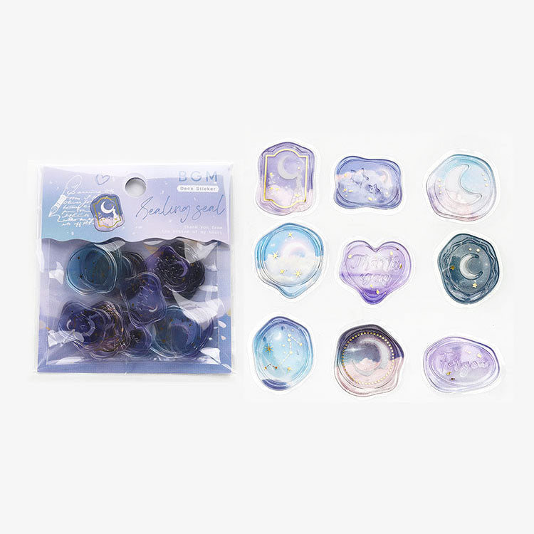 BGM Sealing Deco Stickers - Night Sky