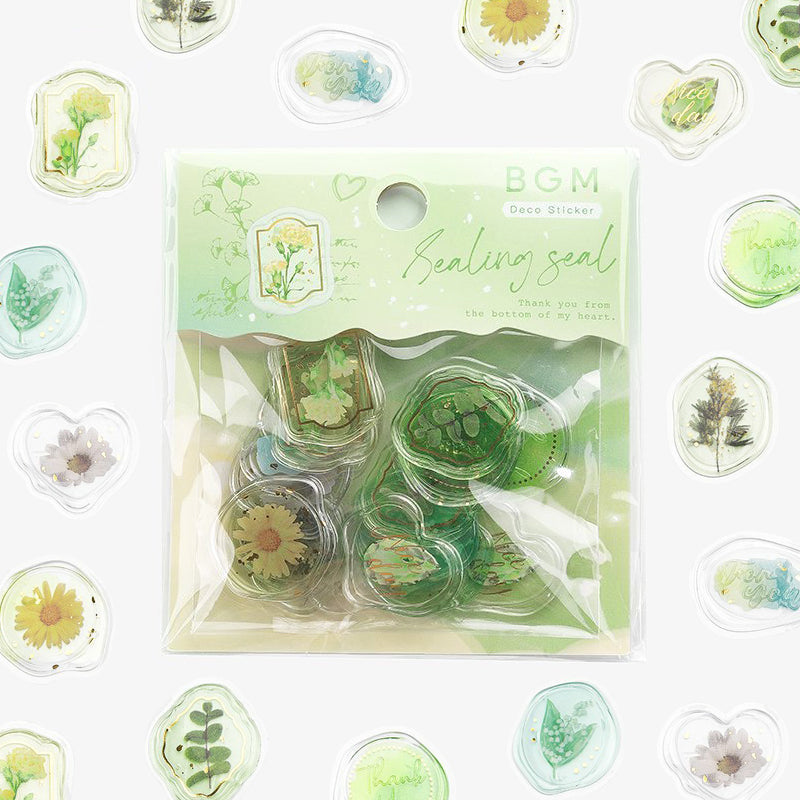 BGM Sealing Deco Stickers - Wild Flowers