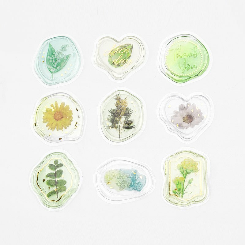 BGM Sealing Deco Stickers - Wild Flowers