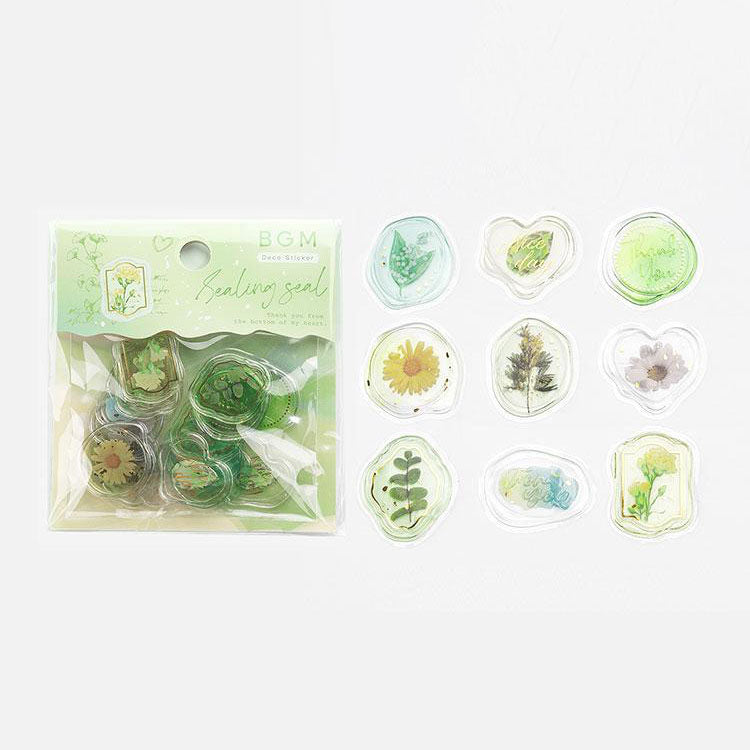 BGM Sealing Deco Stickers - Wild Flowers