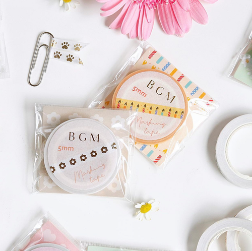 BGM Slim Masking Tapes
