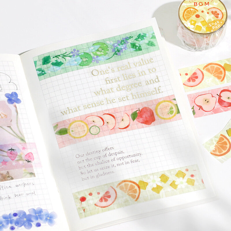 BGM Soda Pop Clear Tape