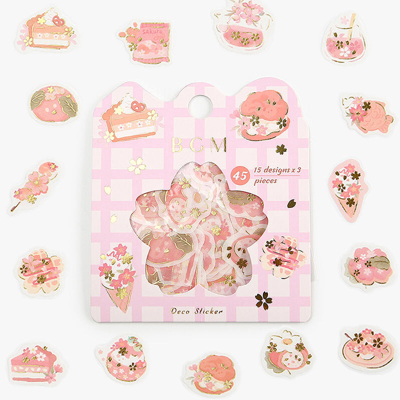 BGM Spring Flake Stickers - Sweets
