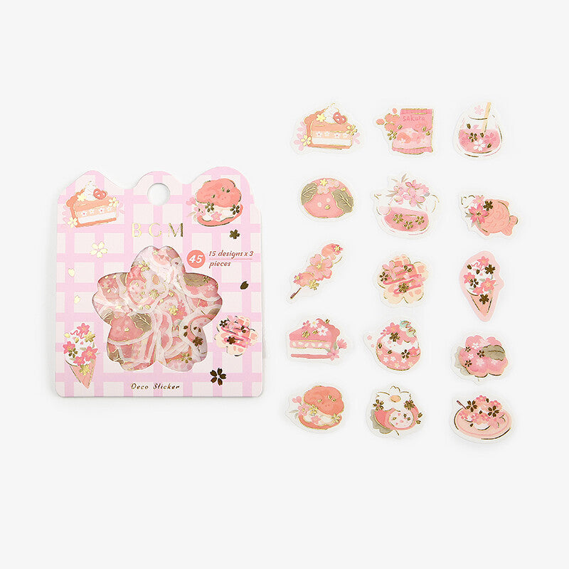 BGM Spring Flake Stickers - Sweets