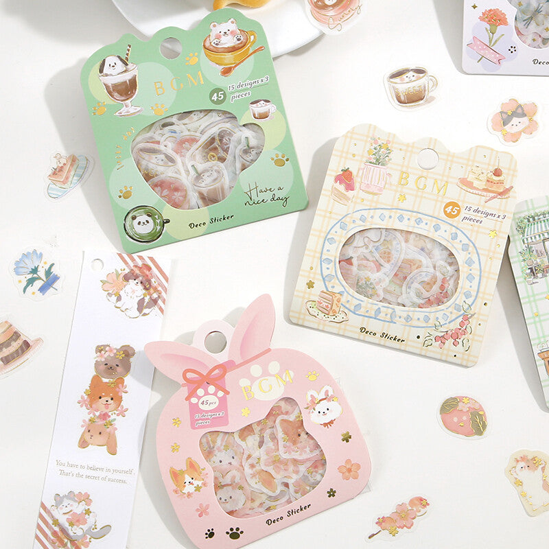 BGM Spring Flake Stickers - Sweets