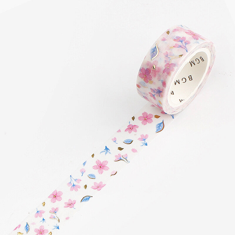 BGM Spring Sakura Masking Tape - Dancing Flowers - Limited Spring Edition
