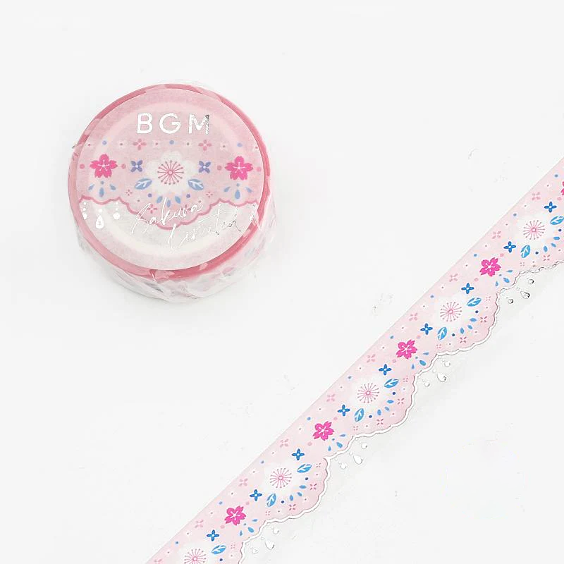 BGM Spring Sakura Masking Tape - Lace - Limited Spring Edition