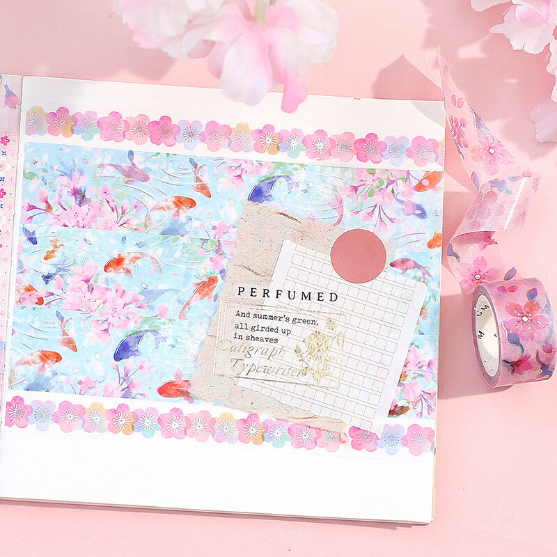 BGM Spring Sakura Masking Tape - Watercolor Sakura - Limited Spring Edition